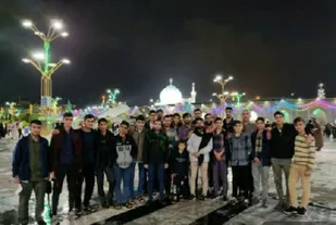 بسیجیان گردان107امام حسین (ع)،میهمان حضرت علی ابن موسی ارضا(علیه السلام)شدند