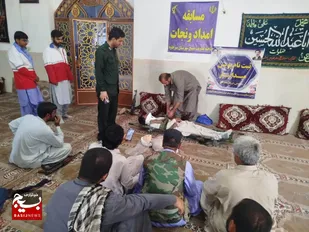 برگزاری مسابقات امداد و نجات در مسجد صاحب&zwnj;الزمان(عج)