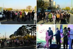 پیاده روی خانوادگی در شهر کهریزک برگزار شد