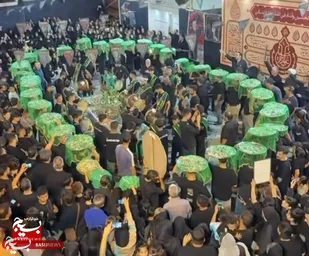 سینی&zwnj;گردانی ماهشهر؛ شوری به وسعت عشق به حضرت قاسم(ع)