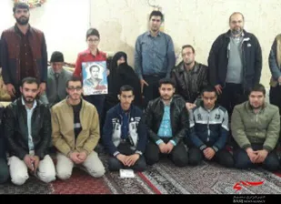 دیدار بسیجیان بهاری با خانواده شهید &laquo;اکبر رحیمی مهروان&raquo;
