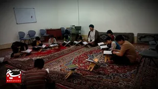 برگزاری مراسم جزء خوانی قرآن کریم در پایگاه شهید زین&zwnj;الدین قم