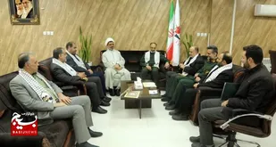 دیدار مسئولین استان قم با مدیرکل بنیاد شهید به مناسبت سالروز تأسیس بنیاد شهید و روز شهید