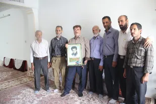دیدار مسئولین سپاه شاهرود با خانواده شهید اصناف+تصاویر