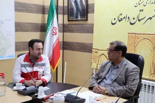 دیدار مدیرعامل جمعیت هلال&zwnj;احمر استان سمنان با فرماندار دامغان