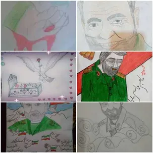 مسابقه نقاشی با موضوع سردار دلها
