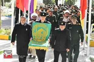 استقبال باشکوه از " کاروان زیر سایه خورشید" در سپاه فتح + (تصاویر)