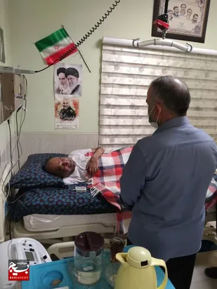 بازدید سردار حسن حسین نژاد از مرکز توانبخشی جانبازان نخاعی حضرت امام خمینی(ره)