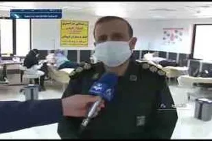 گزارش خبری از اهدای خون بسیج پیشکسوتان شاهرود