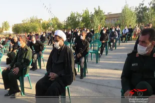 مراسم عزاداری با حضور امام جمعه همدان در تیپ انصارالحسین(ع)