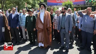 برگزاری تجمع اعتراضی در محکومیت هتک حرمت و سوزاندن قرآن کریم در سوئد