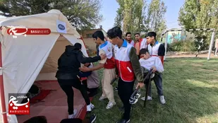 زنگ پدافند غیرعامل در تربت&zwnj;جام به صدا درآمد+فیلم و تصاویر