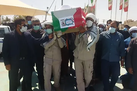 تشیع پیکر طلبه جهادگر در زاهدان