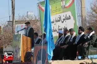 همایش اقتدار بسیجیان شهرستان میامی به روایت تصویر