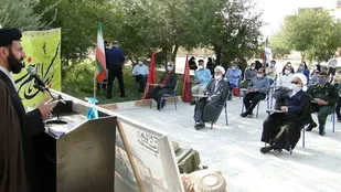 برگزاری یادواره شهدای گمنام در دانشگاه آزاد گرمسار