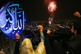 گلبانگ &laquo;الله اکبر&raquo; در همدان طنین&zwnj;انداز شد