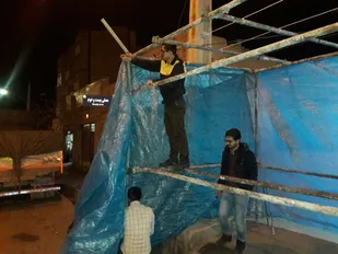 برپایی موکب محبین امام سجاد در شاهرود