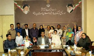 تجلیل از دختران کارکنان اداره فرهنگ و ارشاد اسلامی شهرستان شاهرود