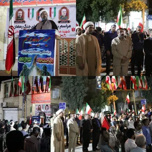تجلی عشق به شهدا در حاجی&zwnj;آباد؛ برگزاری مراسم چهلمین روز شهادت سرداران پاکپور و سلیمانی