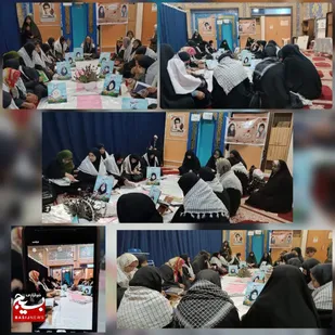 محفل انس با قرآن کریم به یاد بانوان شهید و به مناسبت هفته بسیج حوزه خواهران حضرت فاطمه الزهرا(س) ناحیه خرمشهر