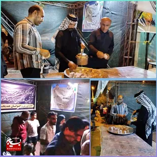 خدمات رسانی جهادی موکب ورزشکاران بندر هندیجان باپویش جانفدا