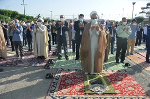 نماز عید فطر در آستان مقدس حضرت عبدالعظیم(ع)
