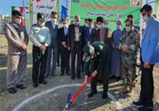 آیین کلنگ زنی دو حوزه مقاومت بسیج در فاز ۸ و فاز ۱۱ شهرستان پردیس