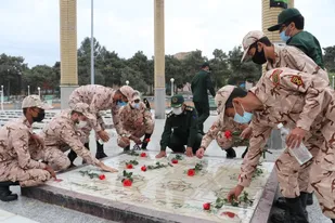 سربازان سپاه نینوا با آرمان های شهدا تجدید میثاق کردند