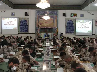 اولین محفل قرآنی تیپ 36 سپاه انصارالمهدی(عج)استان زنجان برگزار شد