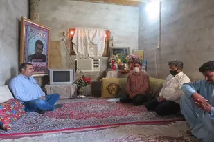 دیداربا خانواده شهدا در چابهار