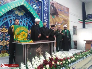 عشق ورزی کارکنان سپاه انصار الرضا علیه السلام خراسان جنوبی به پرچم شمس الشموس