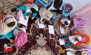 کلاس آموزش نقاشی ویژه ی کودکان برگزار شد