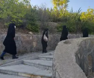 برنامه پیاده روی خواهران بسیجی برگزار شد