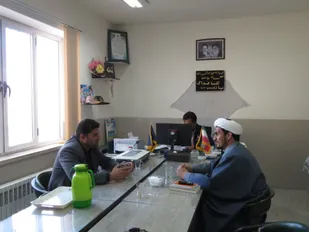 دیدار مسوول دفتر نمایندگی، ولی فقیه در ناحیه خاتم با پرسنل گردان امام حسین (ع)