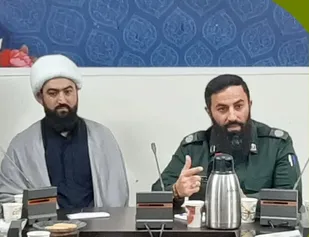 نشست هم اندیشی برنامه های دهه فجر در سپاه ناحیه پیشوا