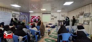برگزاری یادواره شهدا به مناسبت سالگرد شهادت شهید سیدحسن نصرالله در میرجاوه