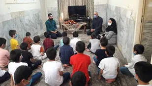 مراسم جشن رضوی در خانه کودکان و نوجوانان سبحان و امین شاهرود برگزار شد