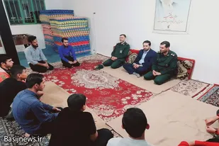 دیدار فرمانده سپاه ناحیه فامینن با ایثارگران دوران دفاع مقدس