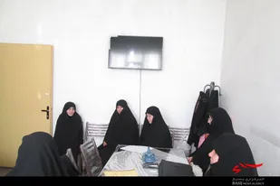 سرکشی مسئول بسیج جامعه زنان استان همدان از حوزه بسیج خواهران بهار