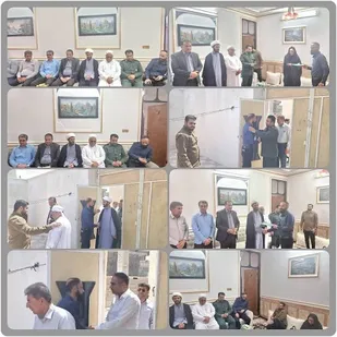 دیدار مسئولین با آزادگان سرافراز 8 سال دفاع مقدس  شهرستان بستک