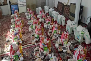 رزمایش کمک&zwnj;های مومنانه پایگاه شهید پورمحمود و بنت رسول و مرکز بهداشت قاسم آباد همدان