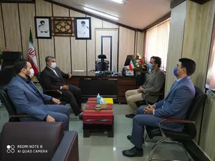 دیدار سرپرست اداره کل ورزش و جوانان استان با فرماندار شاهرود+ تصاویر
