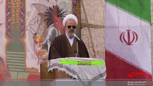 مراسم اربعین تدفین دوشهید گمنام روستای ورکیان دامغان+ تصاویر