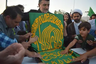 کاروان خدام رضوی وارد بهاباد شد