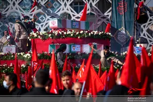 وداع با ۵ شهید تازه تفحص شده مدافع حرم در تهران