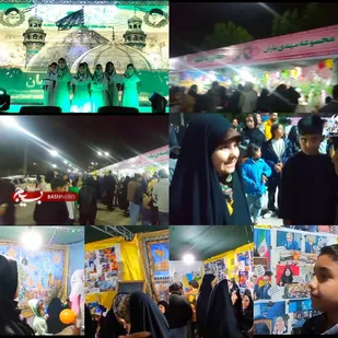 جشن کیلومتری نیمه شعبان در بلوار دوم مهر، صحن ثامن الائمه (ع) آبادان&nbsp;