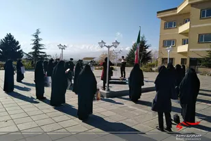 دانشجویان نهاوندی ترور شهید &laquo;فخری&zwnj;زاده&raquo; را محکوم کردند