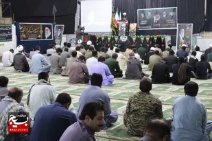 مراسم سوگواری و عزاداری  شهادت رهبر فرزانه انقلاب اسلامی (قدس&zwnj;سره) در شهرستان دلگان برگزار شد