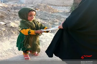 توزیع ماسک رایگان در جالق سراوان