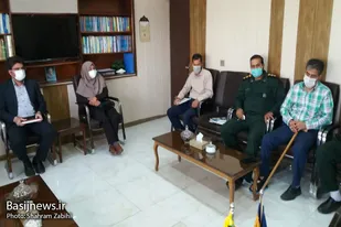 آیین تکریم و معارفه مسئول بسیج مهندسین سپاه ملایر